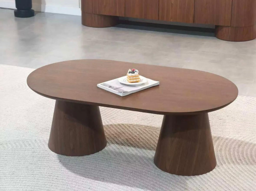 Table basse noyer 1m20