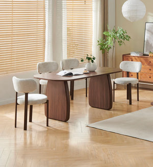 Table à Manger HELEN – Effet Noyer